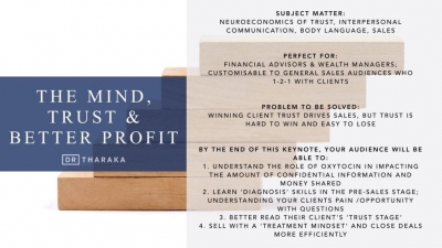 Keynote: The Mind, Trust & Better Profit